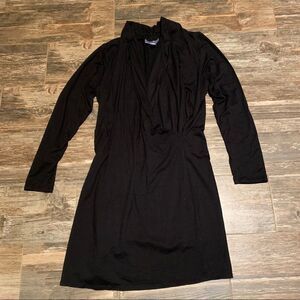Motherhood Maternity Black Wrap Dress Size XL